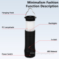 Led Camping Lantern Light 2 in 1 Flashlight